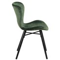 Dining chair Atilde, set of 2 pcs, green, H82.5x47x53cm, seat height 46cm