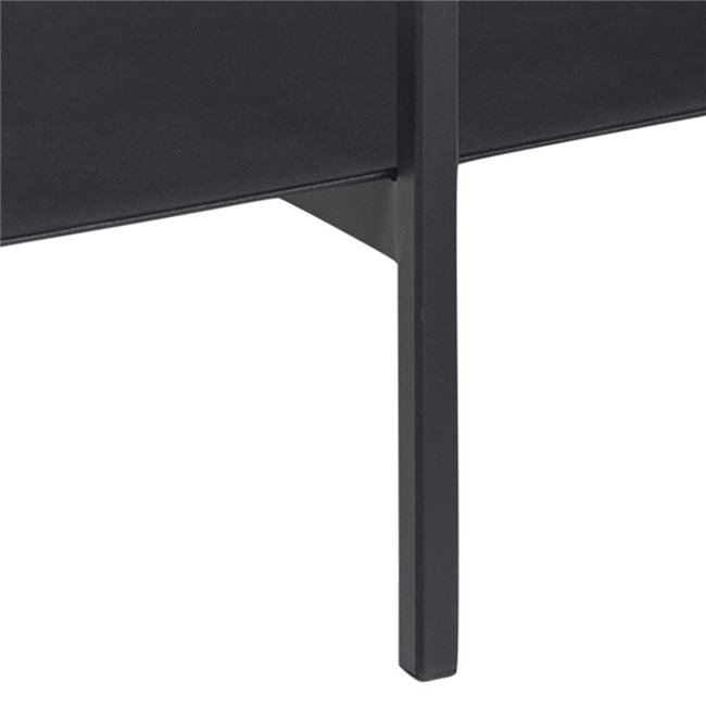 Кофейный столик Agnus, черный, H40x115x60см