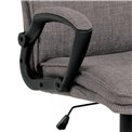 Office chair Acbraid, grey-brown, H115x67x69.5cm, seat height 48-57cm