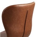 Office chair Atilde , brown, H87x55x54cm, seat height 44-51cm