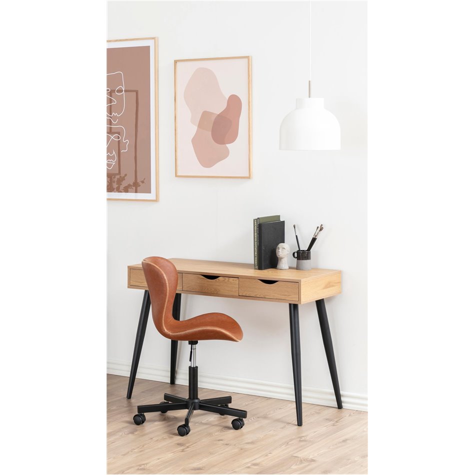 Офисное кресло Atilde , коричневый, H87x55x54см, высота сиденья 44-51см