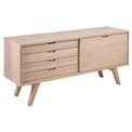Sideboard Alina, oak veneer, H72x160x45cm