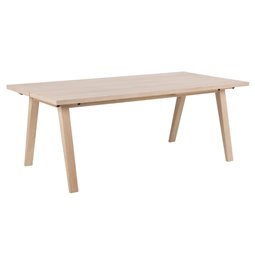 Dining table Alina, oak veneer, H74.6x200x95cm