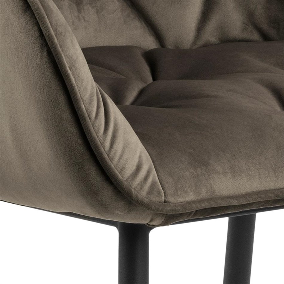 Dining chair Arook, set of 2 pcs, beige, H83x58x55cm, seat height 47cm