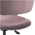 Офисное кресло Argo, dusty rose, H87x56x54см, высота сиденья 42-54см