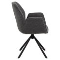 Dining chair Acura, anthracite, H91x60.5x58.5cm, seat height 51cm