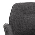 Обеденный стул Acura, антрацитовый цвет, H91x60.5x58.5см, высота сиденья 51см
