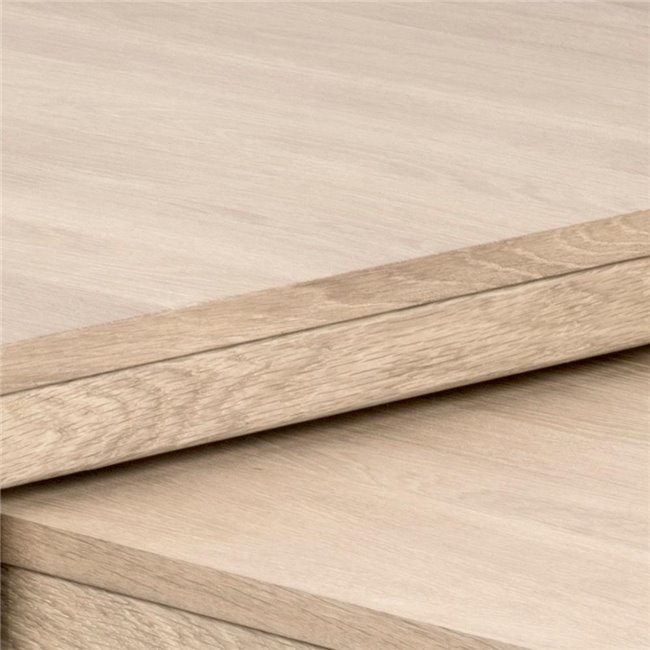 Coffee table Acorn, oak veneer, H50x70x70cm