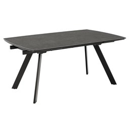Обеденный стол Akbarn, черный, H75x240x97см