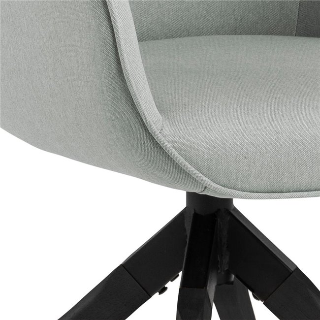 Dining chair Acura, light grey, H91x60.5x58.5cm, seat height 51cm