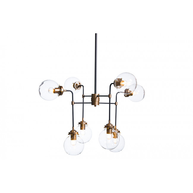 Pendant lamp Rejo, E27 8x60W(max), D80cm x H110-130cm