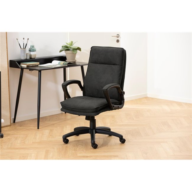 Office chair Acbraid, anthracite, H115x67x69.5cm, seat height 48-57cm