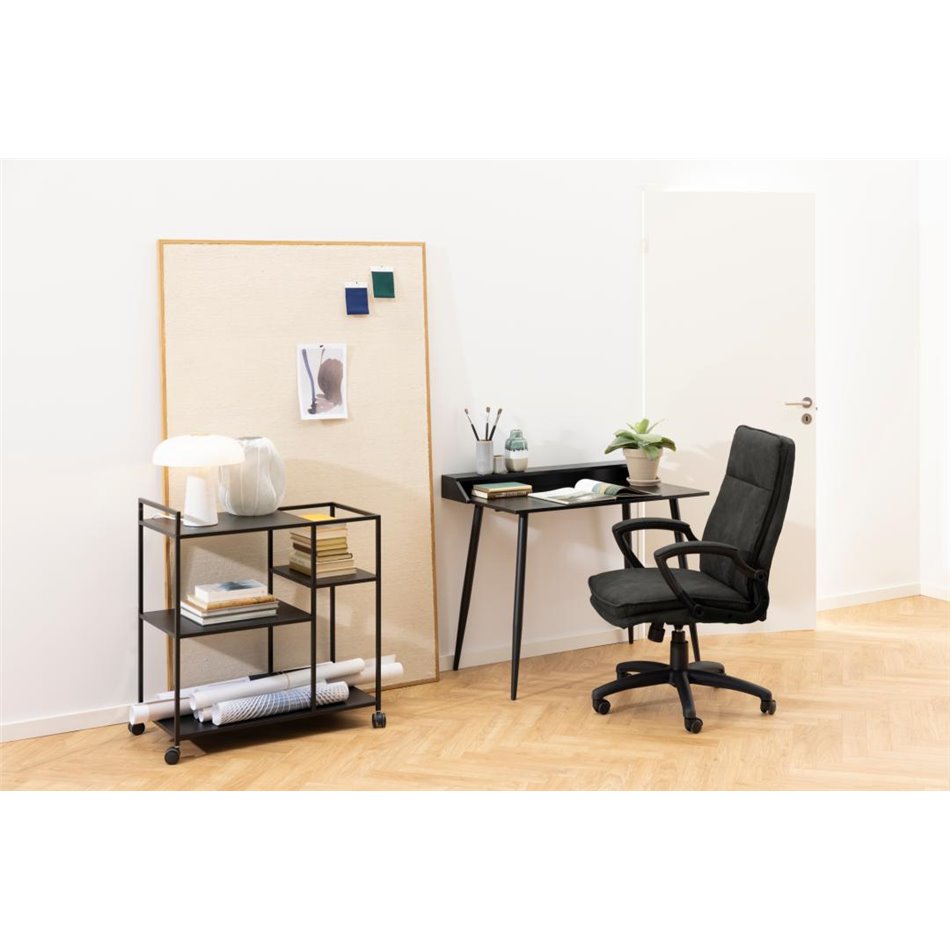 Офисное кресло Acbraid, антрацитовый цвет, H115x67x69.5см, высота сиденья 48-57см