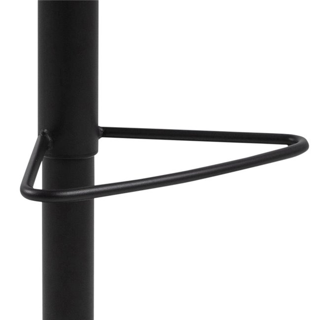 Bar stool Akim, set of 2 pcs, anthracite, H110.5x50x46cm, seat height 60-82cm