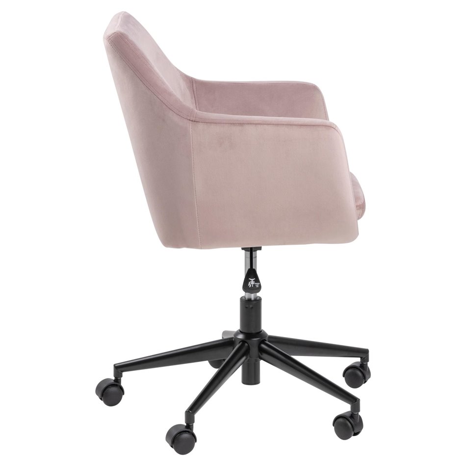 Office chair Aron, dusty rose, H91x58x58cm, seat height 44-54cm