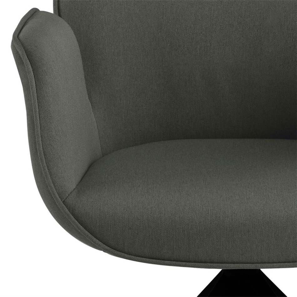Обеденный стул Acura, темно-серый, H91x60.5x58.5см, высота сиденья 51см
