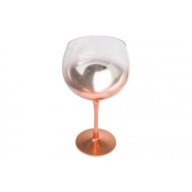 Gin glass Matt Rose, copper tone, H20.5, D9-11 cm, 600ml