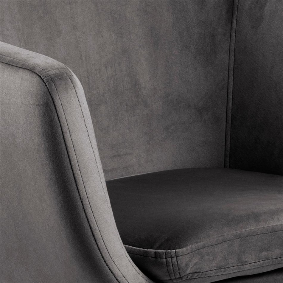 Офисное кресло Aron, темно-серый, H91x58x58см, высота сиденья 44-54см