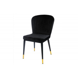 Chair Salem, black, 50x59x H83cm, seat height 46cm