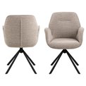 Dining chair Acura, beige, H91x60.5x58.5cm, seat height 51cm