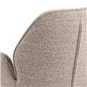 Dining chair Acura, beige, H91x60.5x58.5cm, seat height 51cm