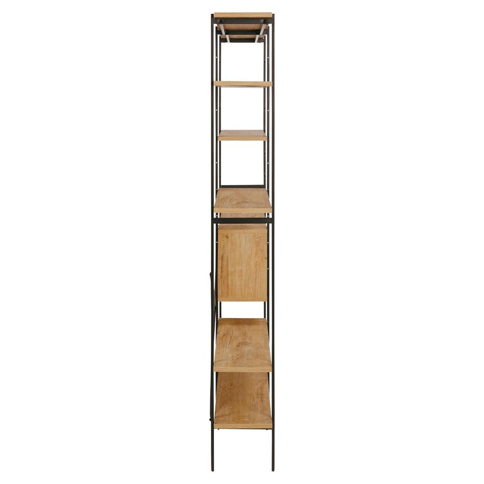 Bookcase Agnus, natural, H188x172x27cm