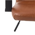 Office chair Alora, brown, H90x57x60cm, seat height 43-53cm