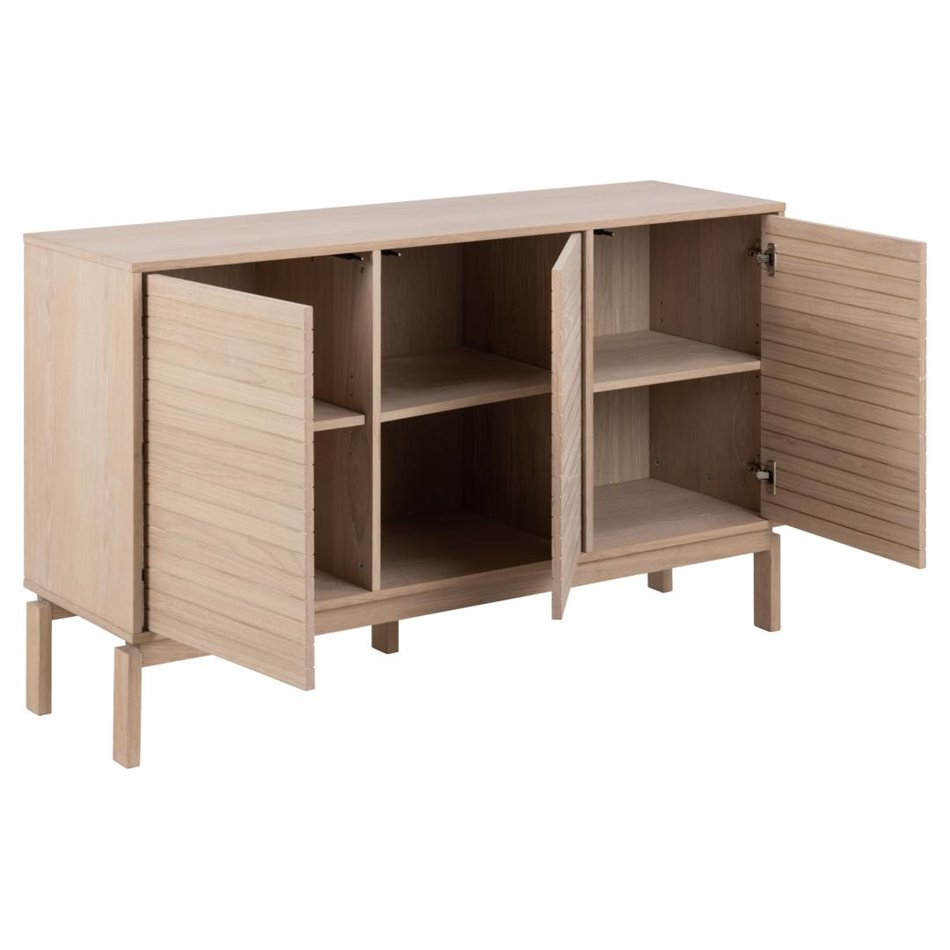 Sideboard Alinley, oak veneer, H80x135.4x40cm