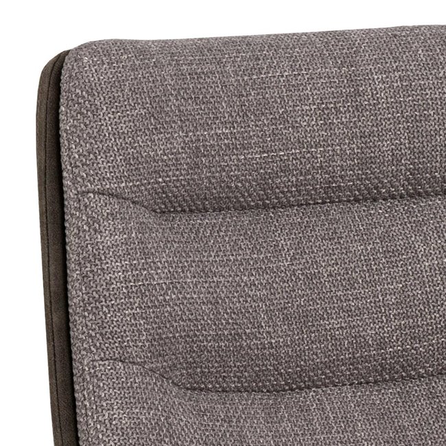 Барный стул Aisa, комплект из 2 шт., серый-коричневый, H95x47x52.5см, высота сиденья 65-86см
