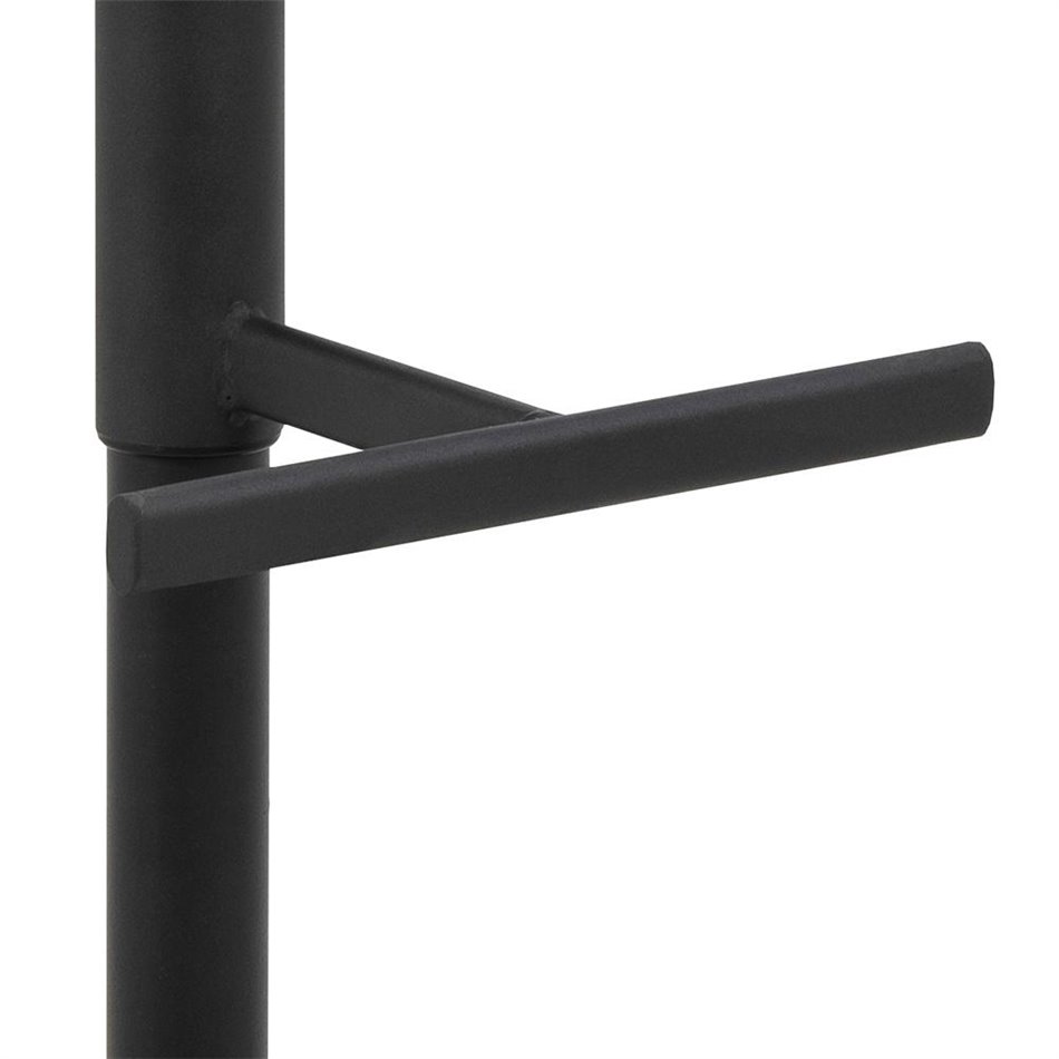 Bar stool Aisa, set of 2 pcs, grey-brown, H95x47x52.5cm, seat height 65-86cm