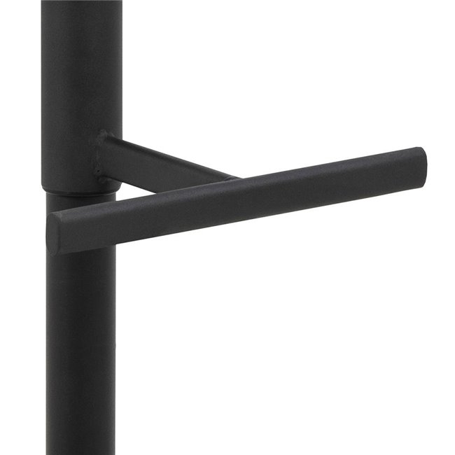 Bar stool Aisa, set of 2 pcs, grey-brown, H95x47x52.5cm, seat height 65-86cm