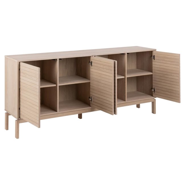 Sideboard Alinley, oak veneer, H80x180x40cm