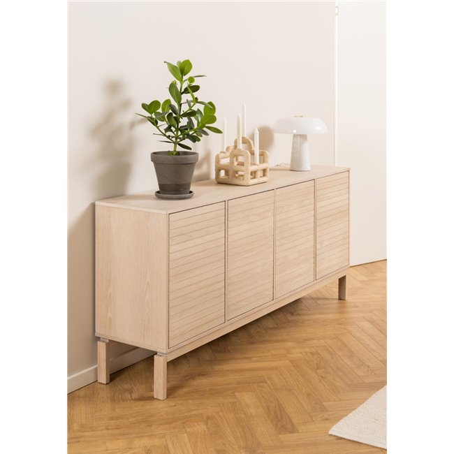 Sideboard Alinley, oak veneer, H80x180x40cm