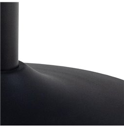 Bar table Alto, black, D80cm, H105 cm