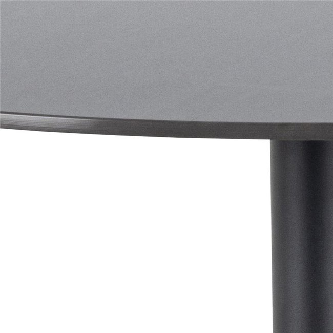Bar table Alto, black, D80cm, H105 cm