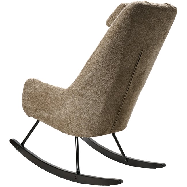 Кресло-качалка Amberg, коричневое, 105x63x53cm, высота сиденья 46cm