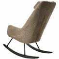 Кресло-качалка Amberg, коричневое, 105x63x53cm, высота сиденья 46cm