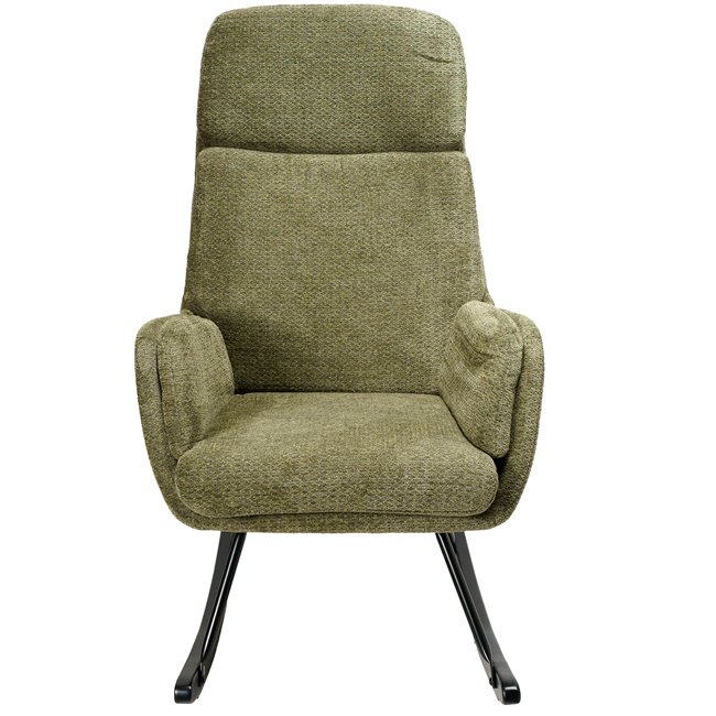 Кресло-качалка Amelia, зеленое, 107x95x66cm, высота сиденья 48cm