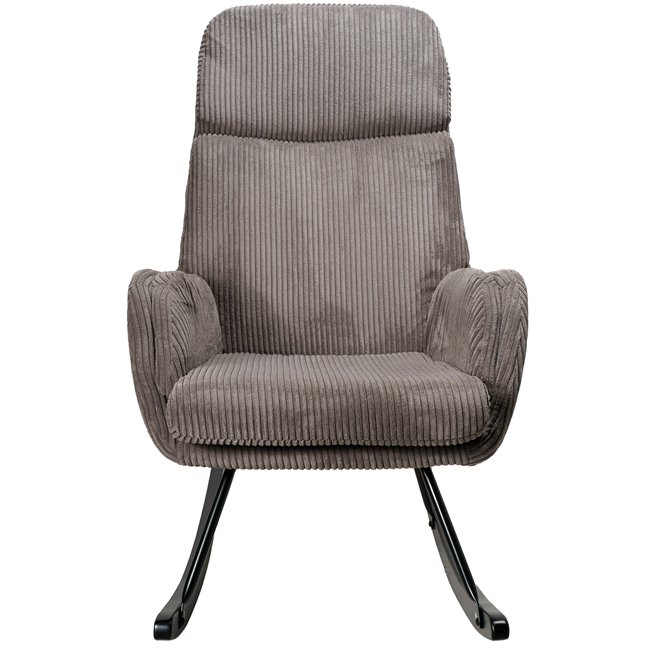 Rocking chair Amelia, mocca, 107x95x66cm, seat high 48cm