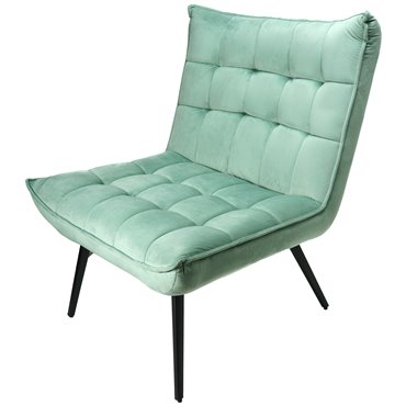 Armchair Oltina, peppermint, 101x79.5x81cm