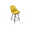 Bar stool Solero, olive colour, H98x54x54cm, seat height 68cm