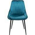Chair East Side, bluegreen, 84x48x57cm