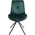 Chair Mila, green, 88x51x65cm