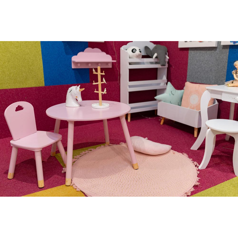 Table Sweet, pink,  H44, D60cm