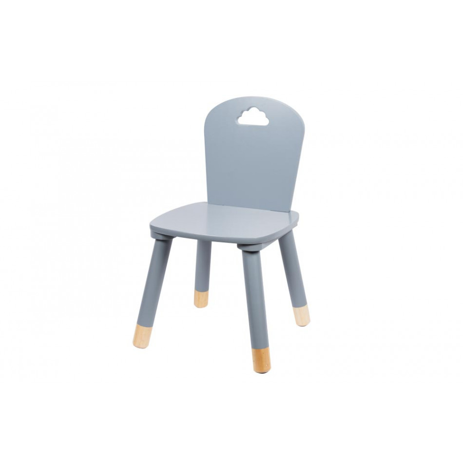Chair Sweet, grey, H50x26x28cm, seat height 25cm