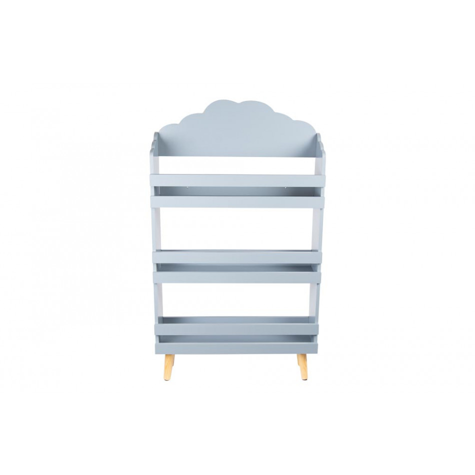 Bookcase Cloud, grey, 58x100x18cm