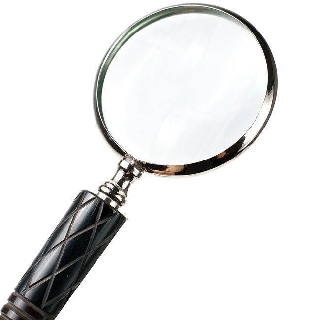 Brass MAG 3 NKL w/horn handle, 19.5x7.5x2cm