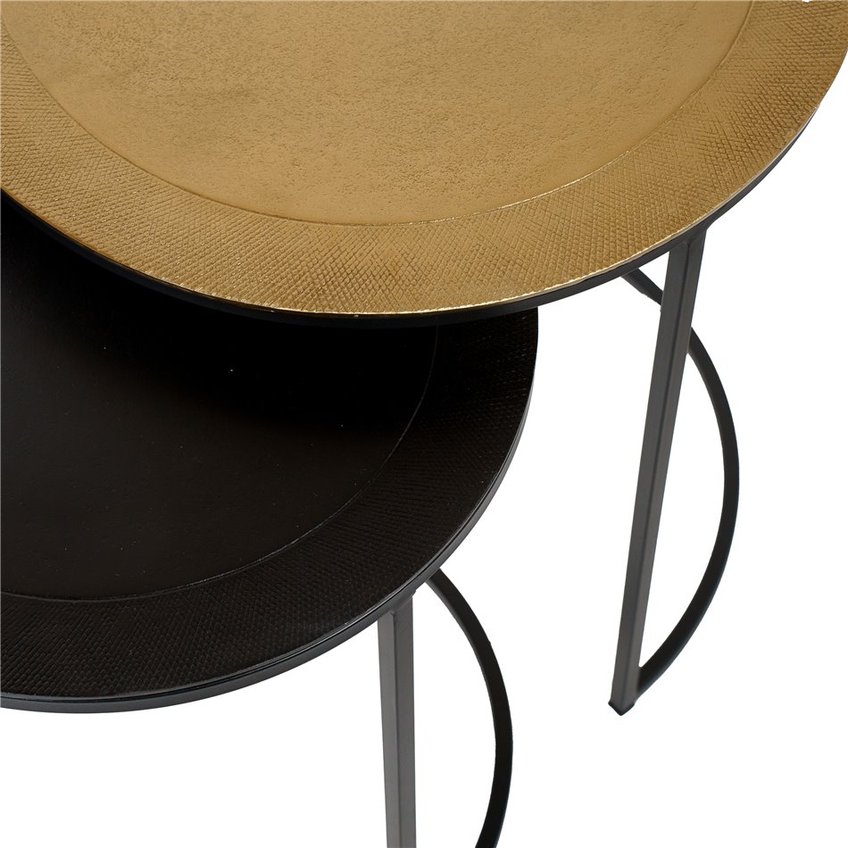 Side table Jardan set, 52x49x49cm, 46x41x41cm
