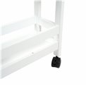 Wheels trolley White, 3 stores, H75X40x15cm