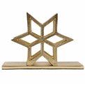 Napkin holder Star, aluminium, golden, 10x15.2x5cm